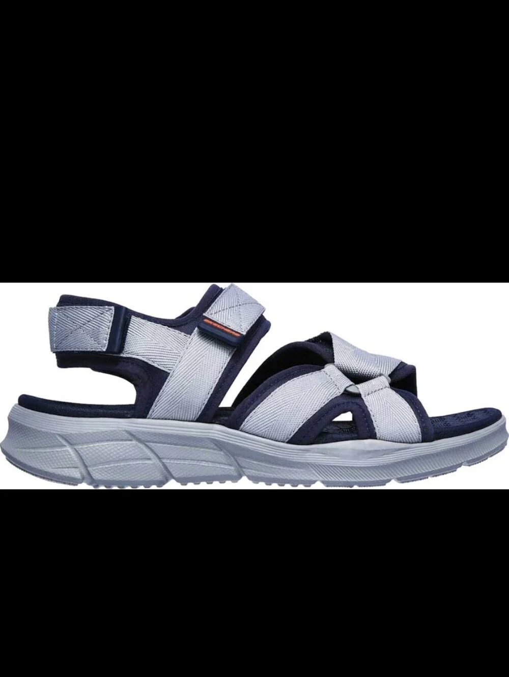 Skechers Mens Equalizer 4.0 Tolgus Sporty Sandals Charcoal Black Navy Charcoal